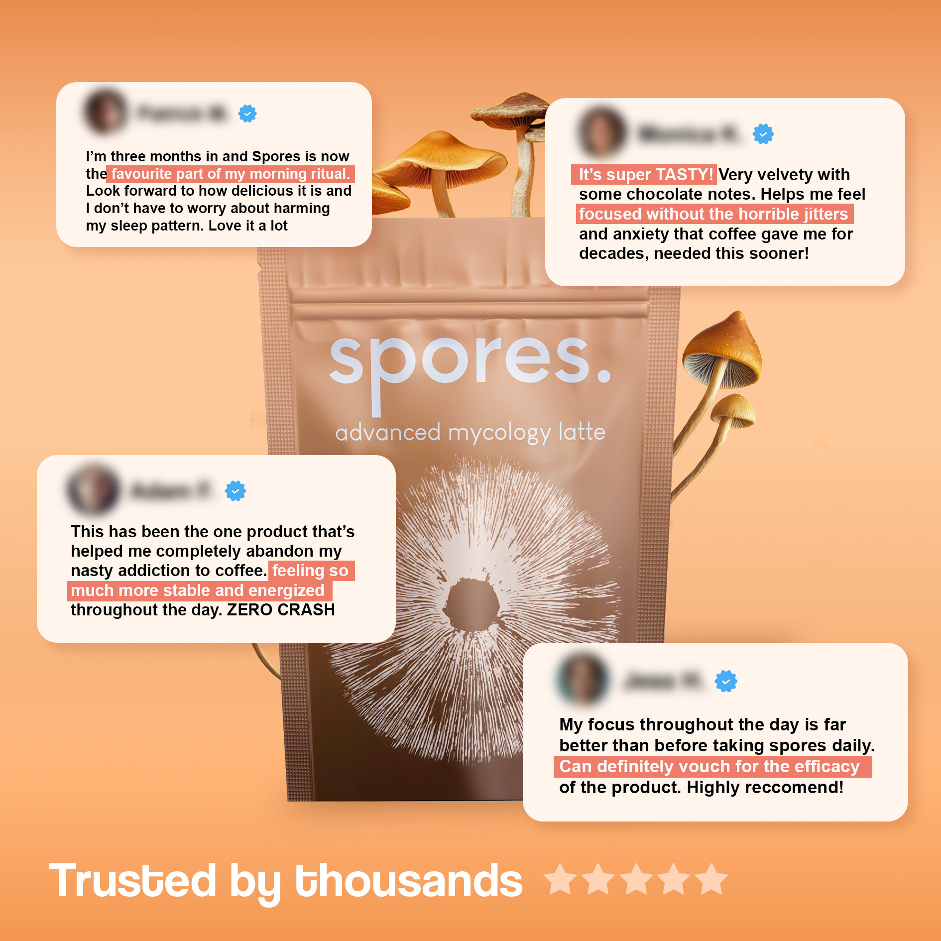 SPORES - ADHD/Anxiety Relief Mushroom Coffee